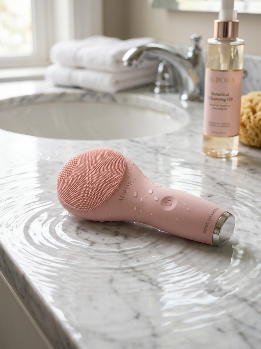 Escova Facial Ultrassônica de Silicone Care